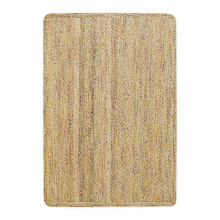 Tapis de la zone tissée en osier de jacinthe naturel rétangulaire